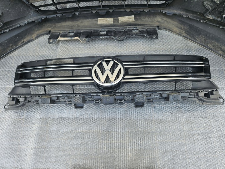 фото №11, Vw tiguan рестайлинг 5n0 бампер перед решётка решётка