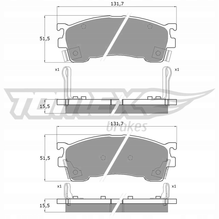 фото №8, Гальмівні колодки гальмівні tomex 1102 21754158