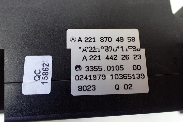 фото №11, Панель кондиціонера mercedes w221 a2218704958