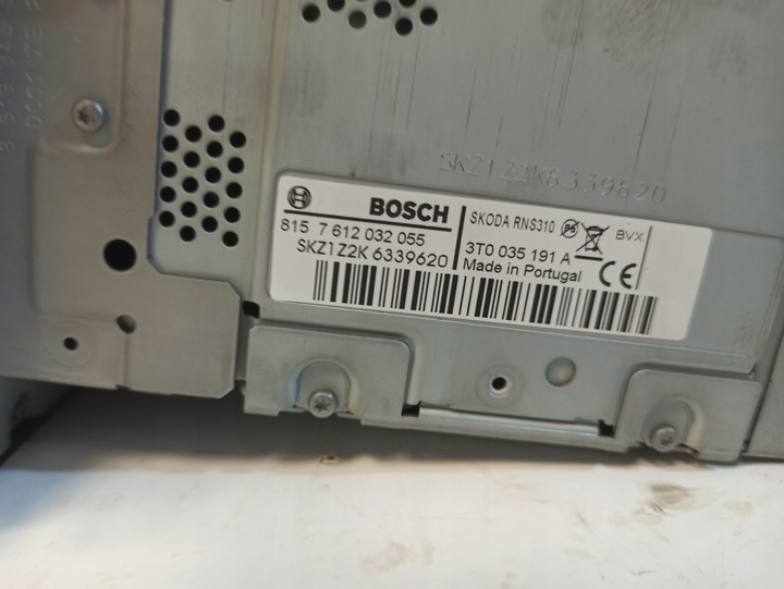 фото №6, Skoda superb 2 ii навігація навігація радіо mp3 заводська оригінал 3t0035191a