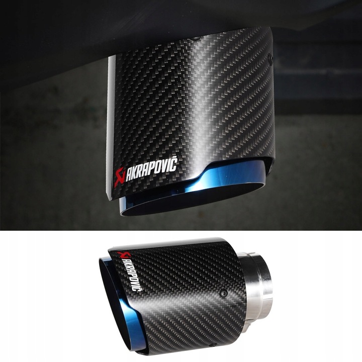 фото №13, Наконечник выхлоп глушитель накладка труба выпускная 63-101mm