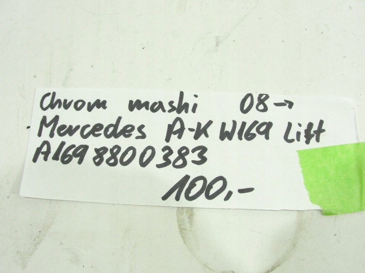 фото №7, Хром капота mercedes a-kl w169 рестайлінг 2008-a1698800383