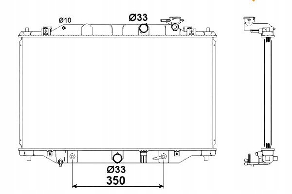 фото №2, Радиаторов двигателя nrf