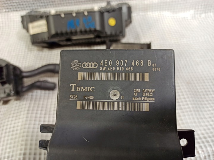 фото №8, Audi a8 d3 набор acc активный круиз-контроль радар спидометр подрулевые рычаги 4e0907561f