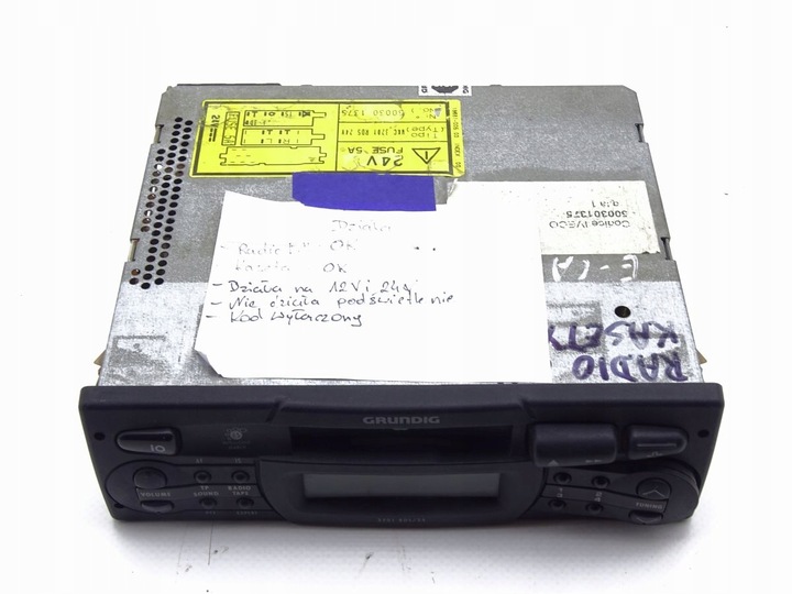 фото №6, Iveco eurocargo i - iii 91-15 радио заводские кассетный grundig wkc 3201 24v