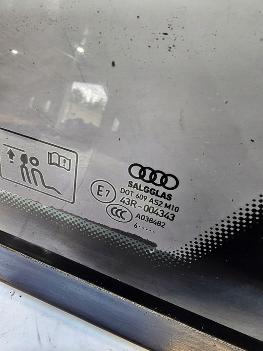 фото №6, Скло кузовна audi a6 c7 рестайлінг avant правий зад 2016r