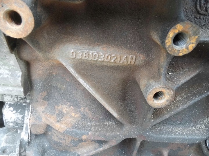 фото №9, Passat b5 fl 1.9tdi 04' kom двигун голий стійка 038103021an