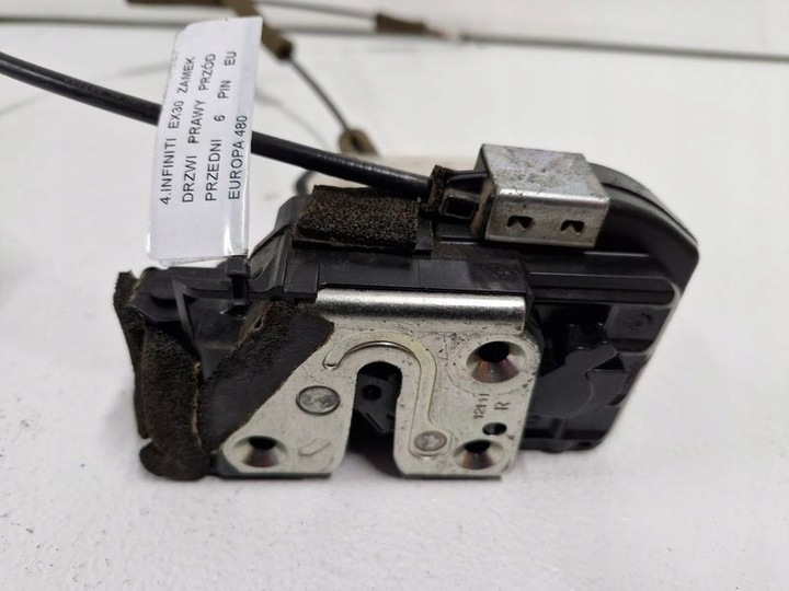 фото №7, Infiniti ex30 замок двері праві перед переднє 6 pin eu