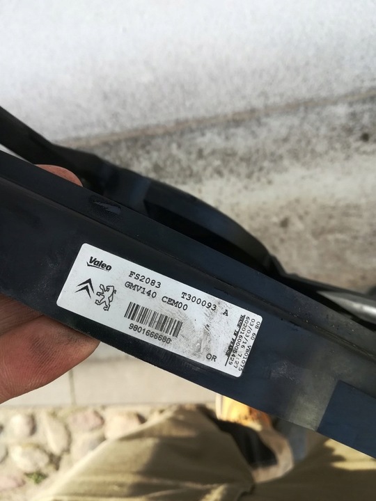 фото №5, Citroen c3 вентилятор радіатор корпус 208