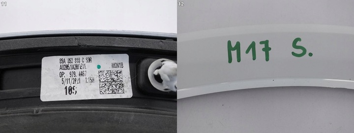 фото №12, Audi q4 e-tron 89a 21- планка крыло правые зад