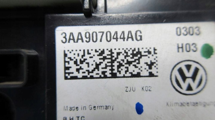 фото №7, Volkswagen passat b7 3aa907044ag панель кондиционера