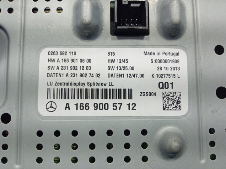 фото №6, Mercedes gl w166 x166 12- дисплей радио gps a1669005712