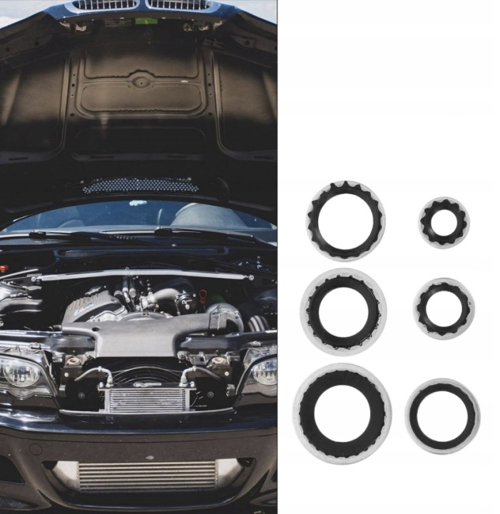 фото №5, Комплект сервисный прокладок кондиционера optifox do opel gm saab 8,11,17 mm