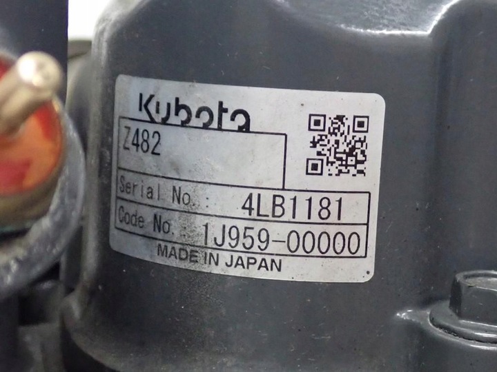 фото №10, Двигатель kubota насос z482 aixam crossline s9 0.5 дизель 6kw/8km 20r fv!