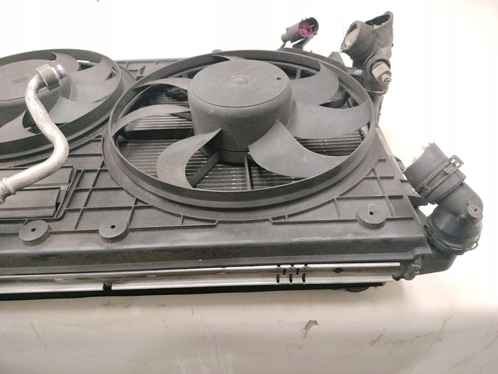 фото №10, Радиатор комплект vw golf vi gti 2.0 tfsi 1k0820411t 1k0145803ak 5k0121251j