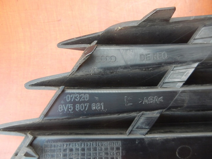 фото №7, Решітка бампера ліва перед audi a3 8v5 sedan