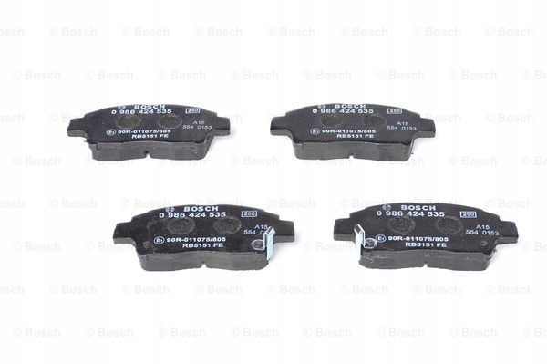 фото №16, Bosch тормозные колодки тормозные toyota перед yaris 986 424 535