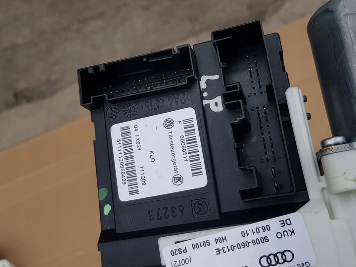 фото №7, Двигунчик скла лівий перед / audi a3 8p рестайлінг 08-13 / 8p0959801n перевірений