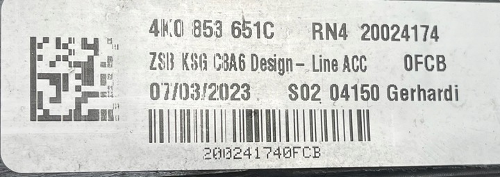 фото №16, Audi a6 c8 s-line решітка радіатора решітка радіатора решітка бампера 4k0853651c