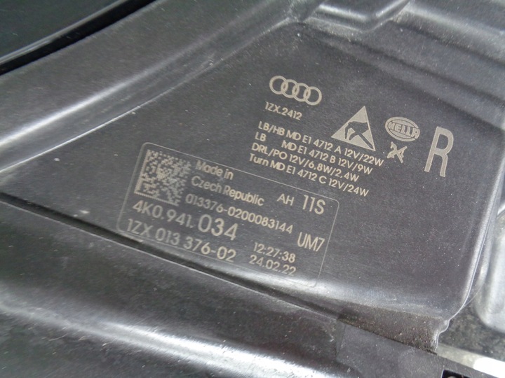 фото №10, Лампа правая audi a6 c8 4k 4k0 18- полный led