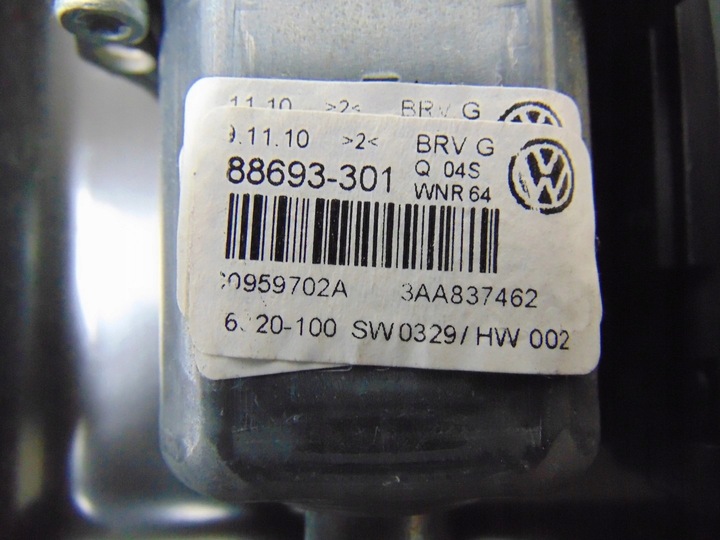 фото №14, Механизм стёкла правые перед vw passat b7 3c0959792a