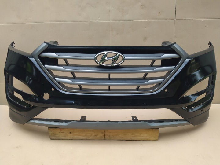 фото №15, Hyundai tucson iii 15-18 бампер передній bez отворів hit