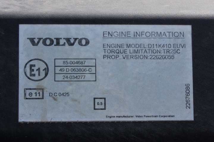 фото №5, Комплектный двигатель volvo d11k fm4, fmx