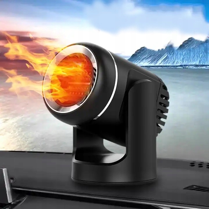 фото №14, Обігрівач автомобільна тепловентилятор радіатор 12v do автомобіль повітродувка вентилятор