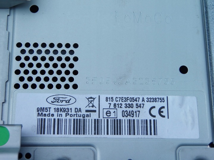 фото №9, Радіо навігація код пошкоджені 9m5t18k931da ford focus mk2 рестайлінг 1.6 tdci hb