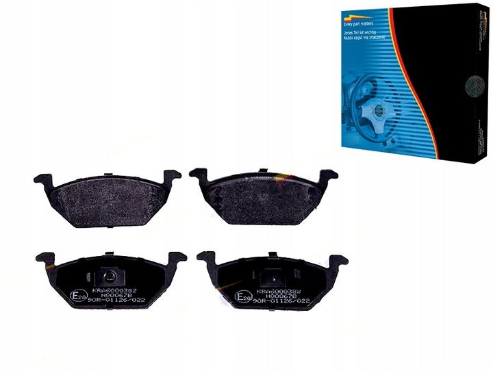 фото №1, Kraft комплект гальмівні колодки гальмівних 1j0698151 c