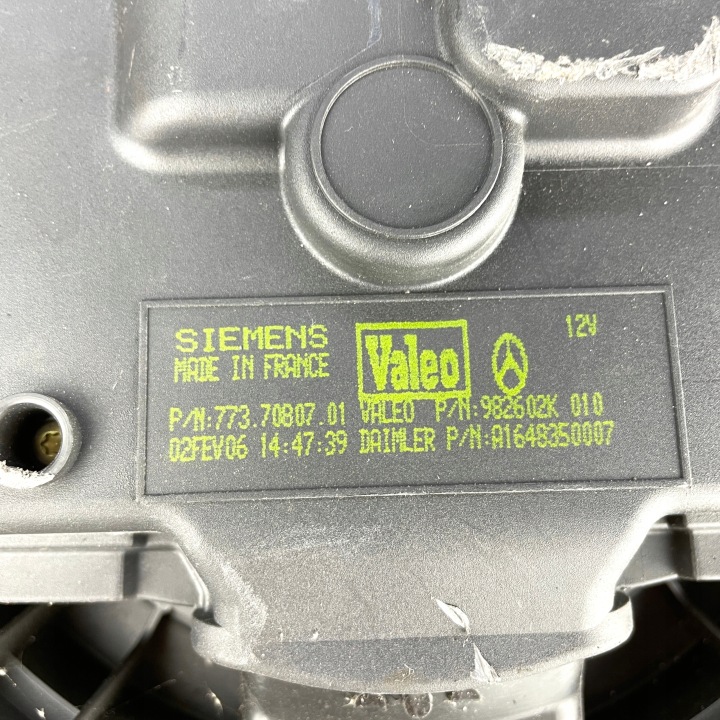 фото №9, Mercedes w164 подача воздуха вентилятор воздуховод нагревателя a1648350007