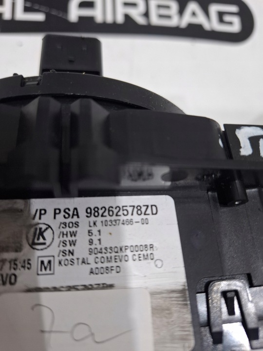 фото №9, Перемикач комбінований стрічка підкермові важелі peugeot 3008 5008 98262578zd nr5