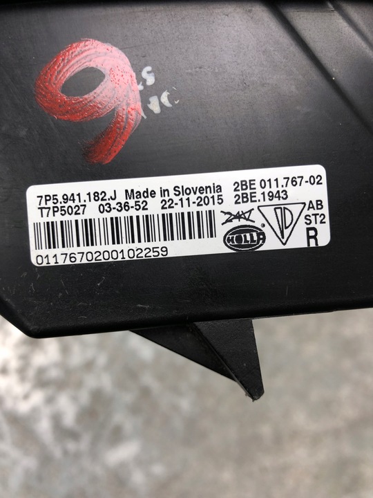 фото №11, Лампа поворотник led drl праві porsche cayenne 7p5941182j