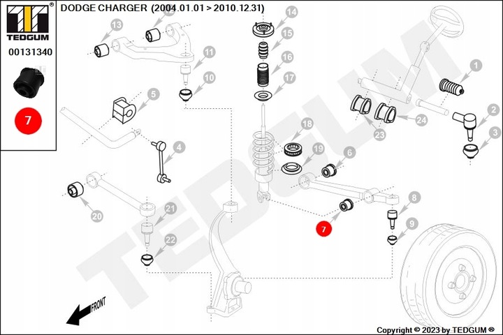 фото №9, Втулка wah. chrysler p. 300 c нижнього