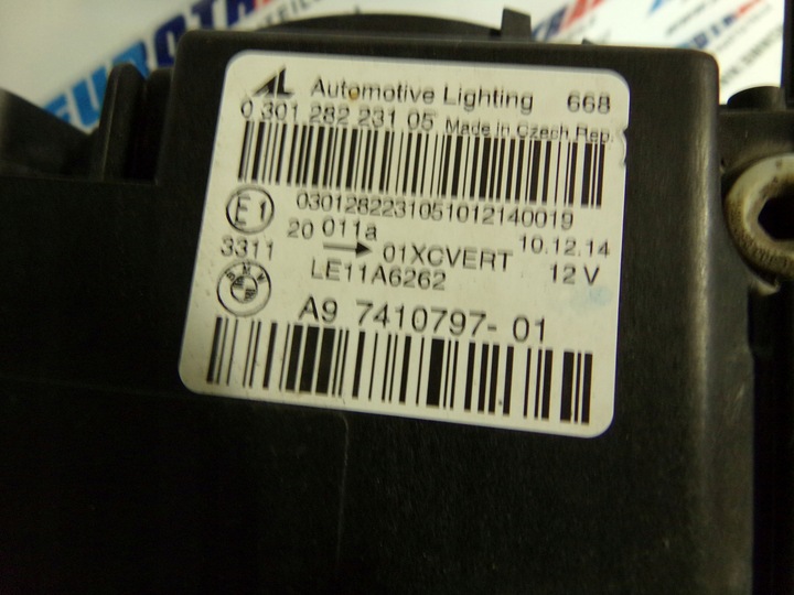 фото №13, Bmw f32 f33 f36 f80 f82 лампа перед левая правая led адаптивный 7410797 7410798