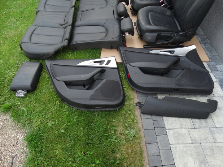 фото №15, Audi a6 c7 універсал avant 11-18 сидіння диван чорна шкіра комплект