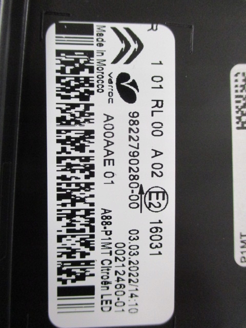 фото №10, Citroen c3 aircross лампа руху денного led права нова