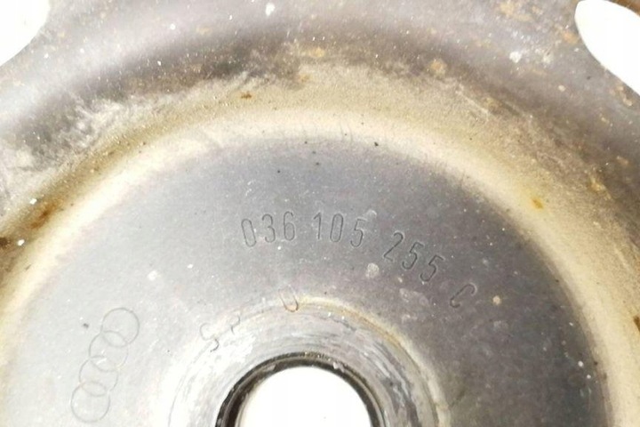 фото №7, Колесо ременное вала коленчатого vw golf iv 1j1 036105255c 1.6l бензин 74kw
