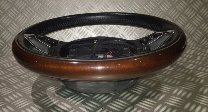 фото №6, Jaguar xj xjl x351 кермо шкіра чорна 8pvj дерево з підігрівом