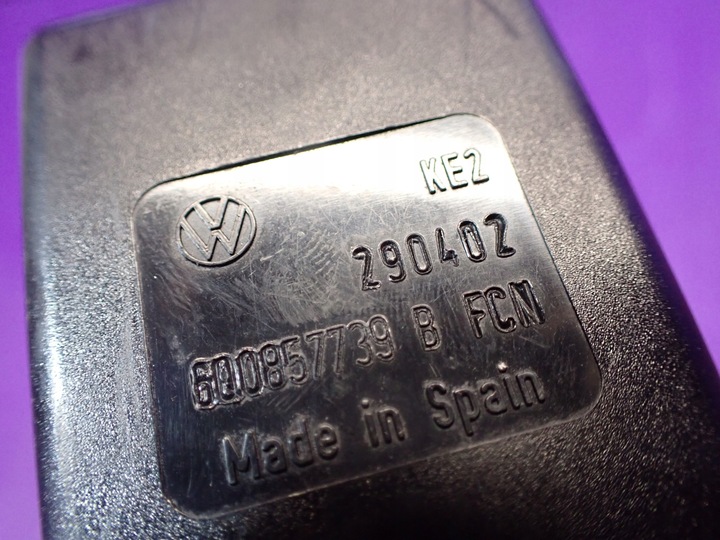 фото №4, Ibiza iii 6l 02-06 застібка ременя зад 6q0857739b