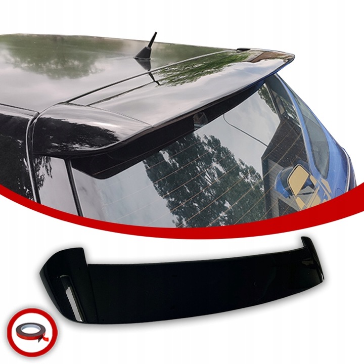 фото №1, Golf 4 спойлер козирок спойлер чорний блиск