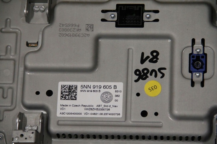 фото №6, Экран дисплей считыватель мультимедиа vw touran 3g5035820p 5nn919605b