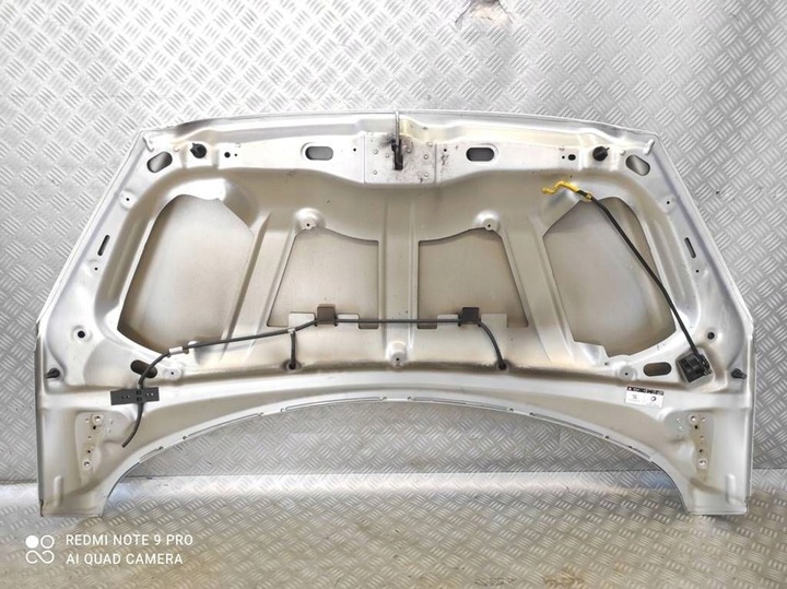 фото №8, Капот крышка двигателя серебряная peugeot 308 i t7 рестайлинг 2011-2013 код ezr