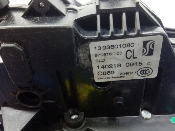 фото №5, Fiat ducato iii boxer ii замок двері зсувних праве 6 pin 1393801080