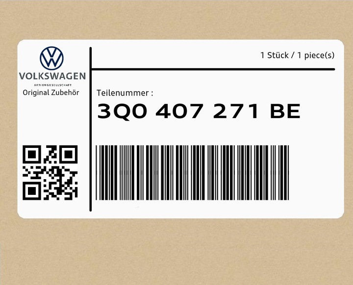 фото №1, Вал полуось з шарнирами rownobieznymi 3q0407271be vw arteon