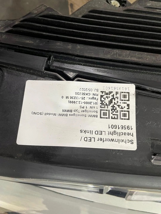 фото №15, Перед бампер капот лампы pas радиатор bmw ix i20 c4a sport