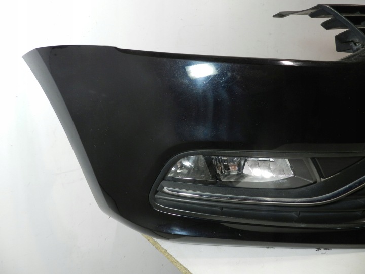 фото №10, 304.zderzak перед передній vw polo v 5 рестайлінг 6c0 14-17 решітка комплектний
