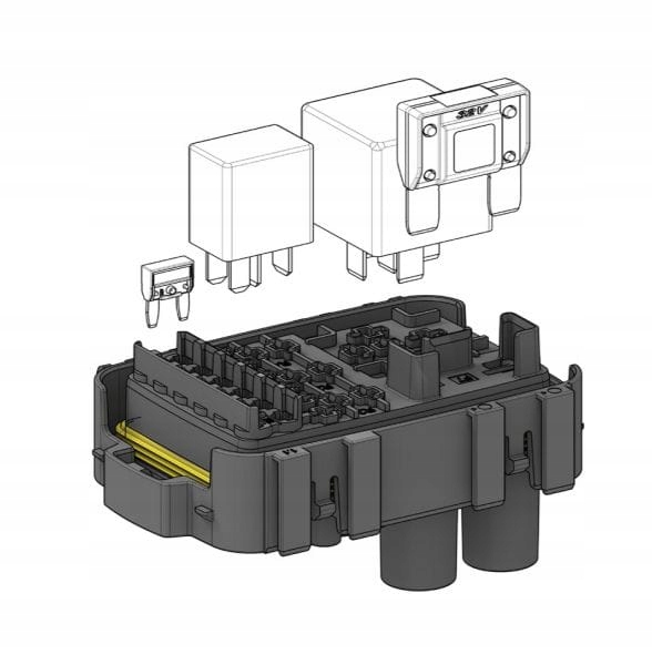 фото №4, Коробка 6minii + 1maxi+ 1microrelay + 3microrelay