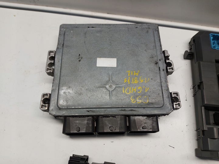 фото №10, Citroen ds3 1.6 hdi набор стартовый компьютер bsi ключ замок зажигания