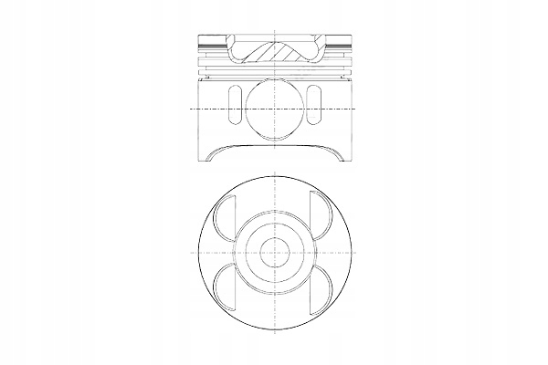 фото №2, Поршень двигуна kpl з кільце 88 std mercedes e клас 2.2 2.7 3.2 cdi